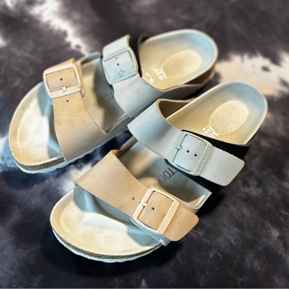 Birkenstock slides sandals 38 womens narrow